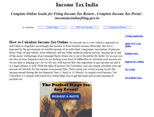 Tablet Screenshot of incometaxindiaefiling.co.in